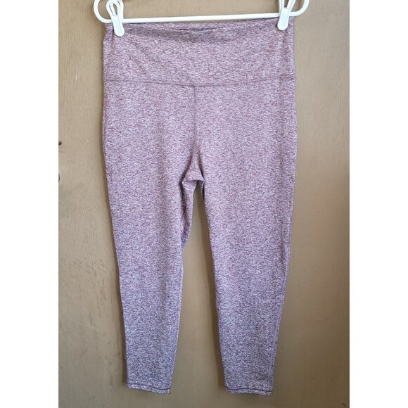 Zobha Leggings‎ Melange Capri Heathered Fig XL EUC - Picture 1 of 8